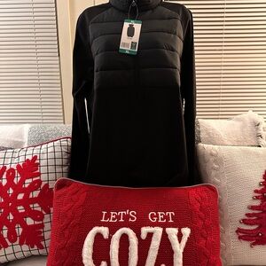 32 Degrees Black Quilted Jacket